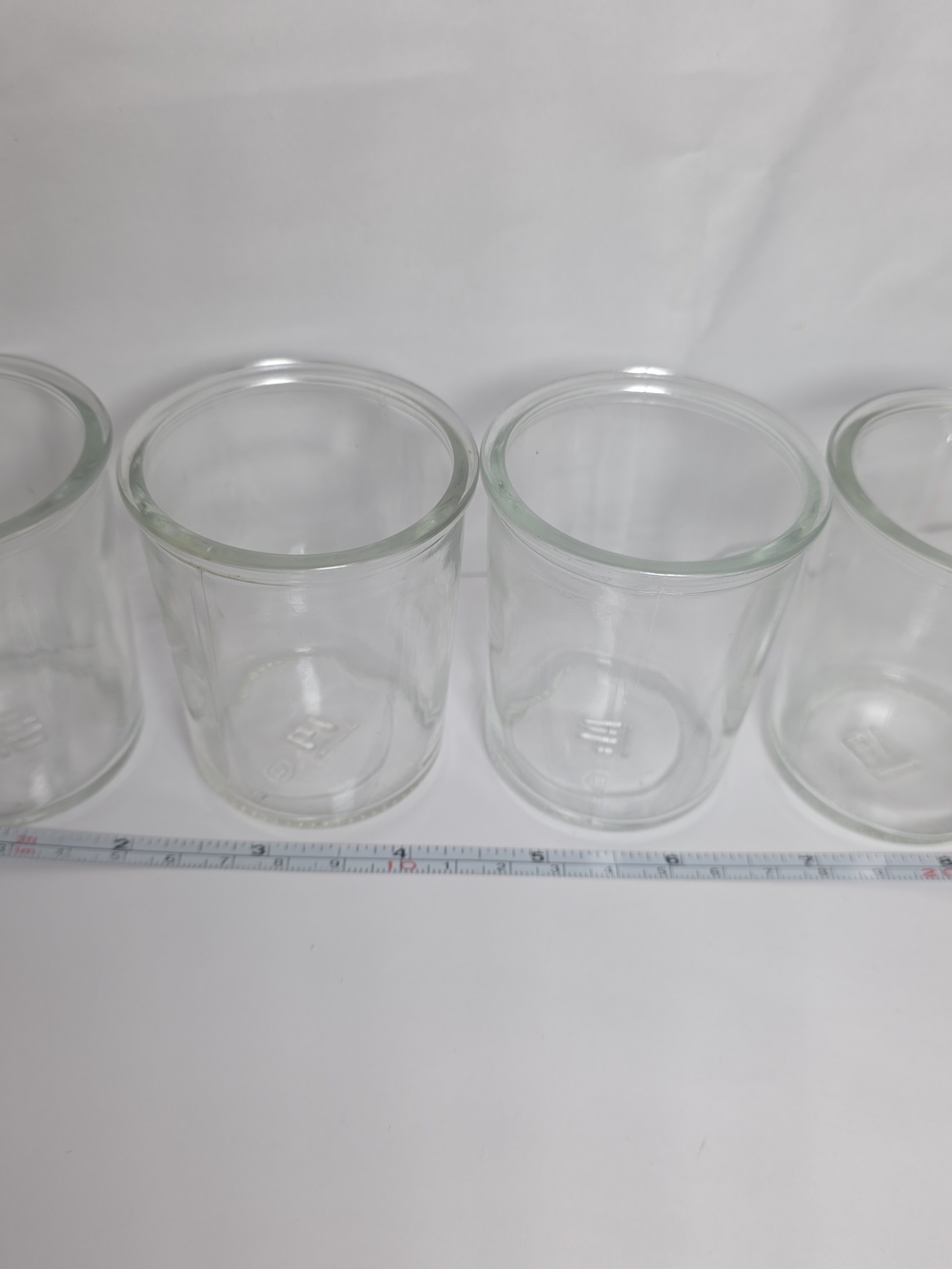 Clear Glass Cup Set - Clear Glass (Set of 4)